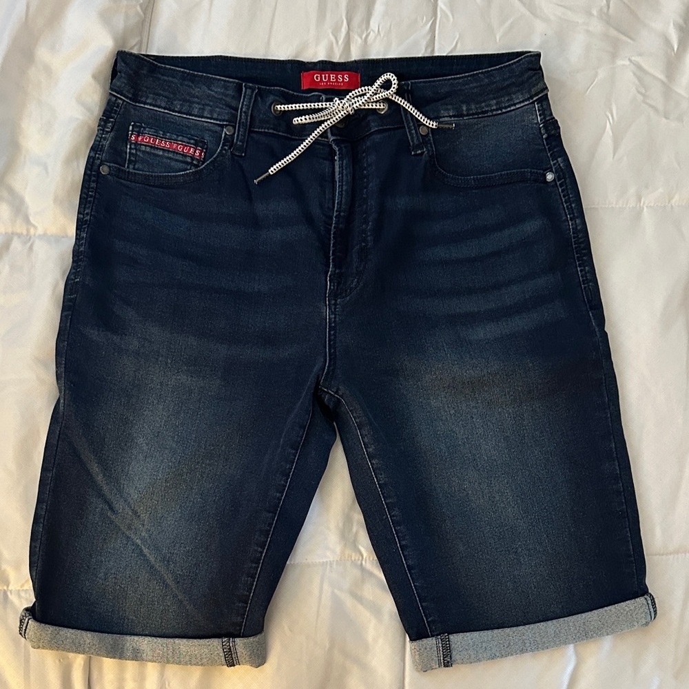 GUESS Men’s Stretch Denim Shorts, never worn